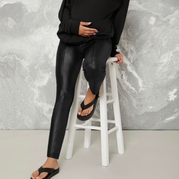 leggings black solid basic - Picture 4 of 5